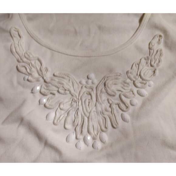 Sleeveless Summer Tank Woman Within Casual Dressy Top 1X Cotton 100% - Picture 2 of 9